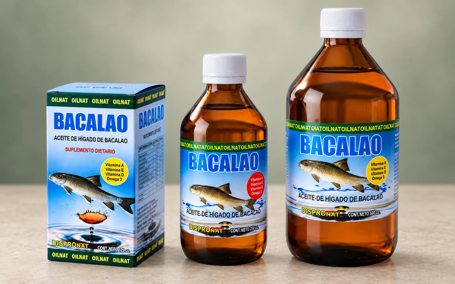 Aceite de hígado de bacalao · Líquido